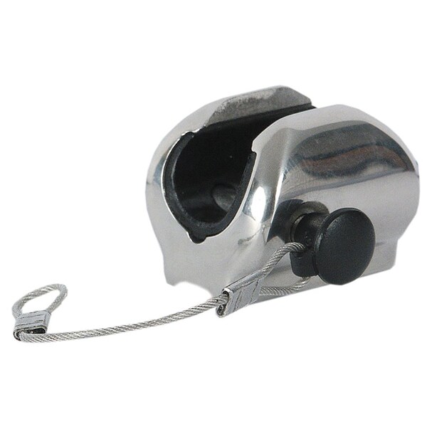 Taco Marine TACO Concave Deck Hinge w/Pin & Lanyard - Fits 7/8" Tube F13-0242/244BN-1 - main